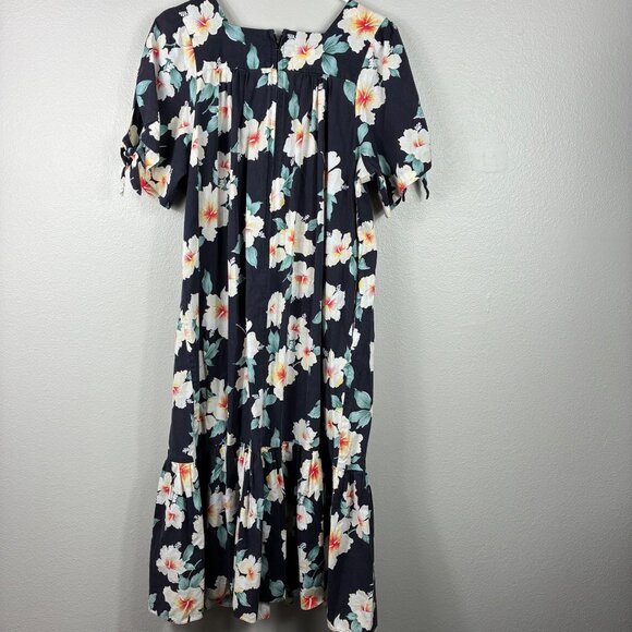 VTG 60s/70s Malihini Hawaii Floral Hawaiian Dress Size Small Coastal - Picture 10 of 10